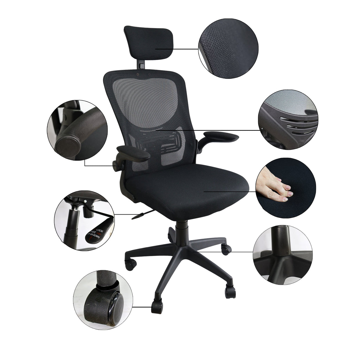 SILLA DE OFICINA BOGOTA ALTA