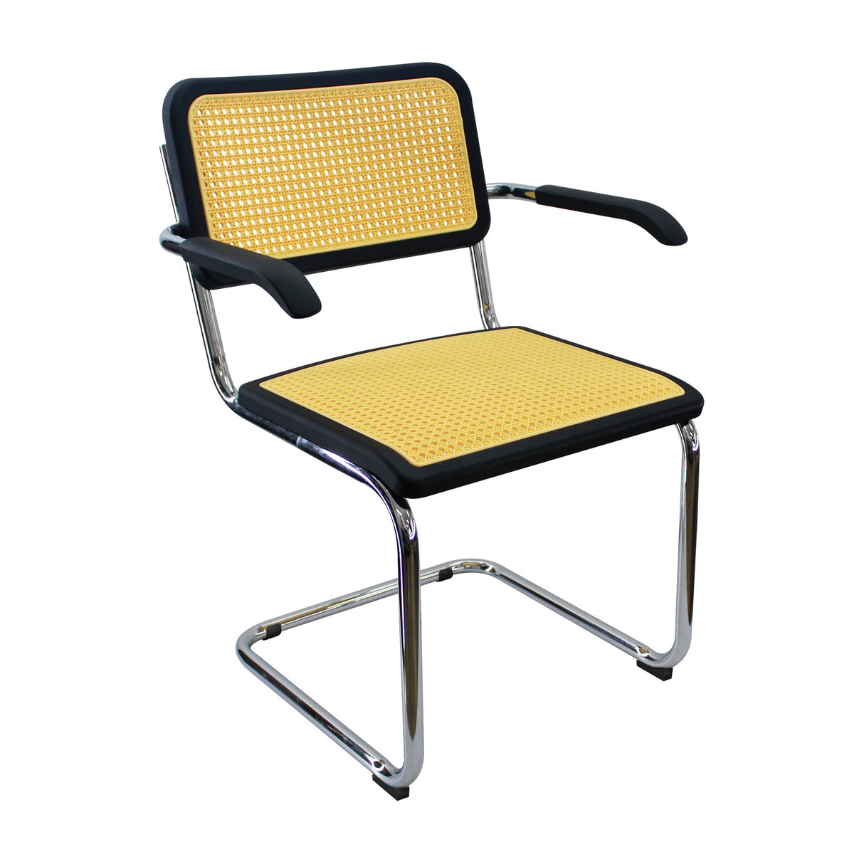 SILLA CESCA CON BRAZOS NEGRA BOXBIT