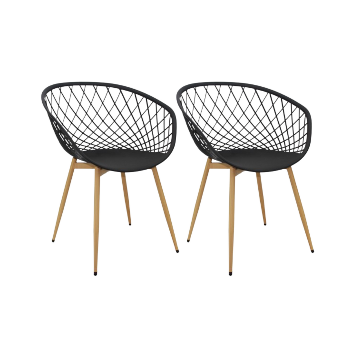 SET X 2 SILLAS LOA NEGRAS BOXBIT