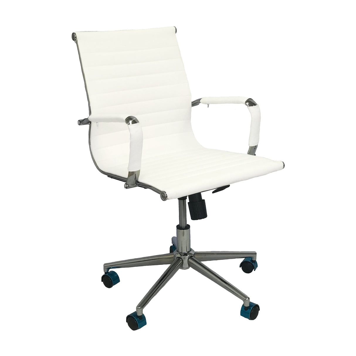 SILLA ESTERILLA OFICINA BAJA BLANCA BOXBIT