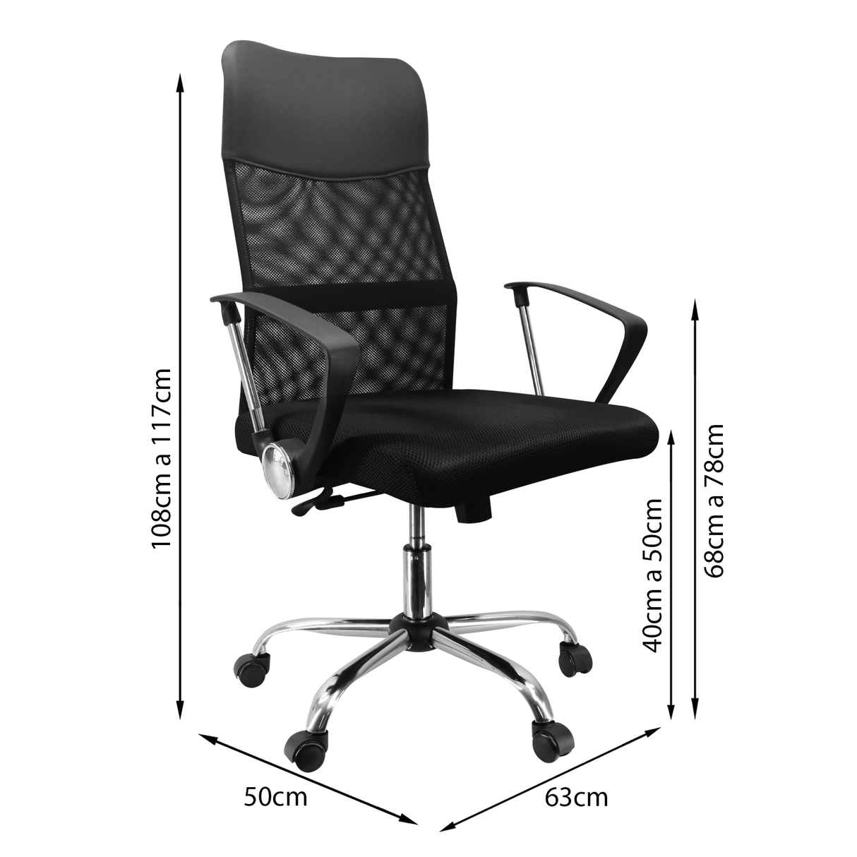 SILLA DE OFICINA CHICAGO BOXBIT