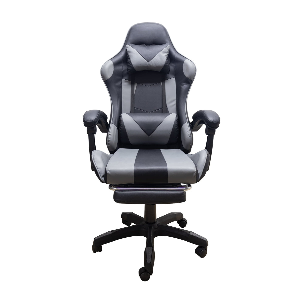 SILLA GAMER HAWKER GRIS BOXBIT CON REPOSA PIES