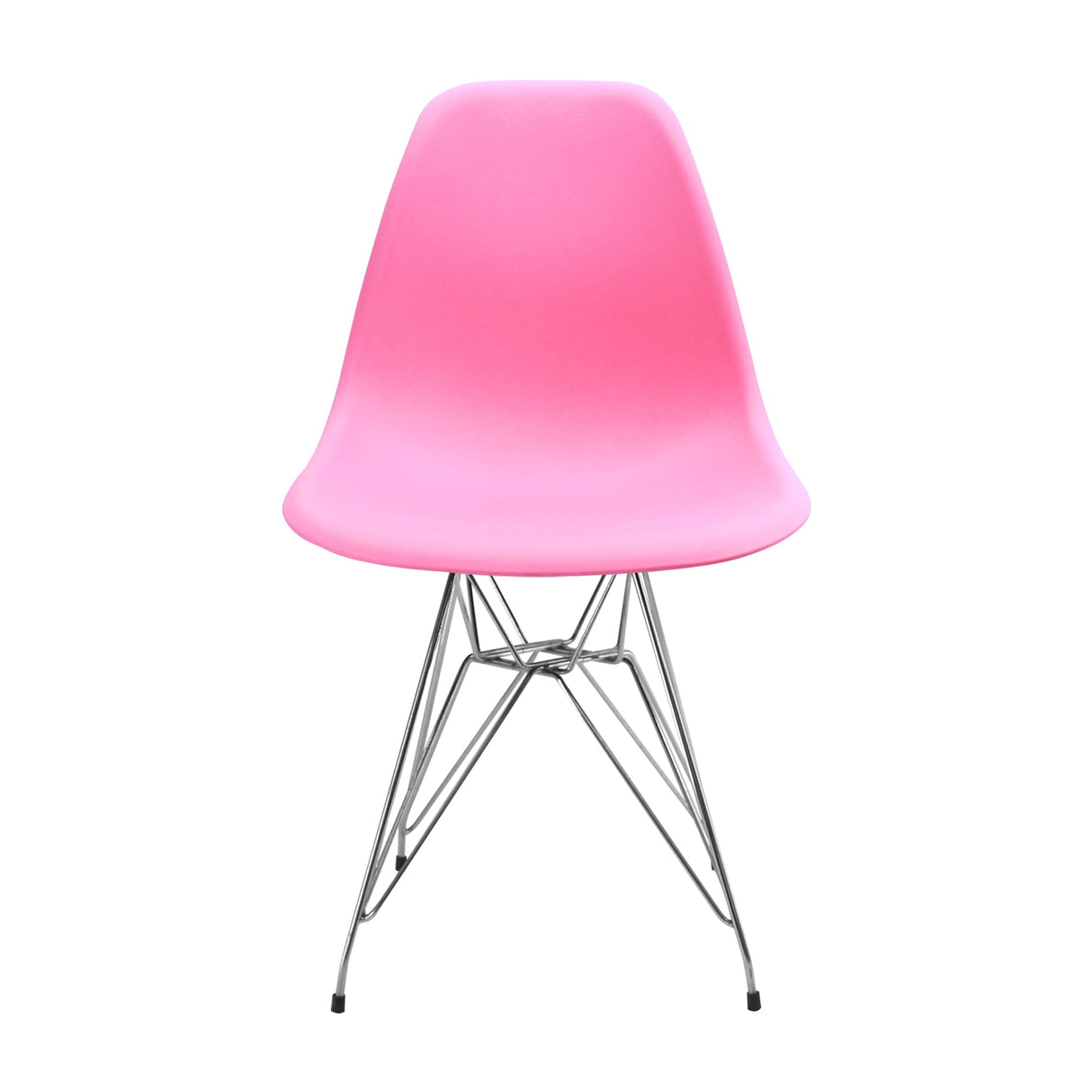 SILLA DKR METAL TIPO EAMES ROSADA BOXBIT
