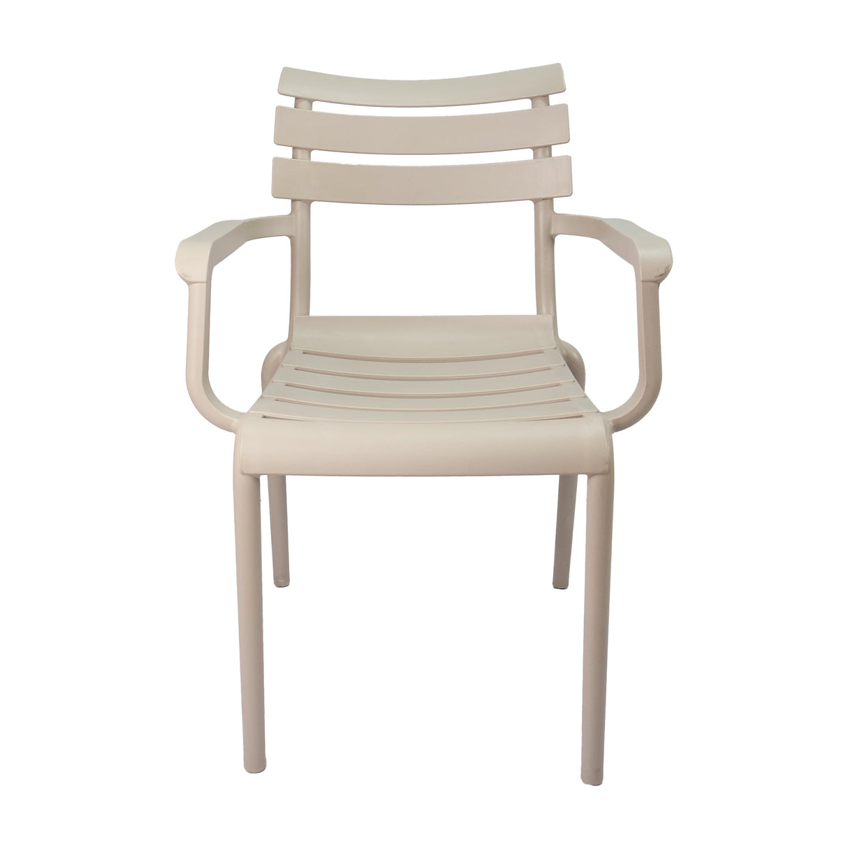 SET X 4 SILLA EXTERIOR VENECIA CON BRAZOS BEIGE BOXBIT