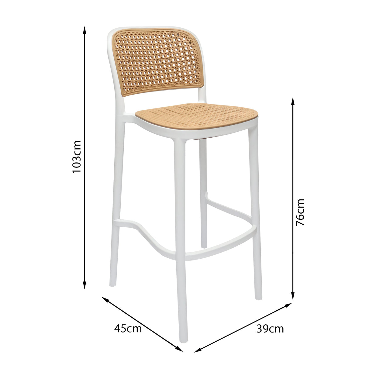 SILLA AMIS BARRA BLANCA BOXBIT