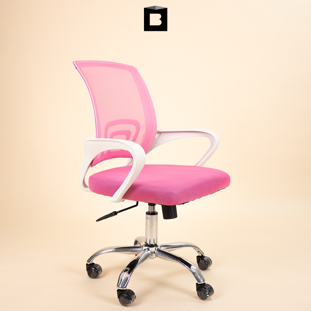 SILLA TOK ROSADA OFICINA BOXBIT