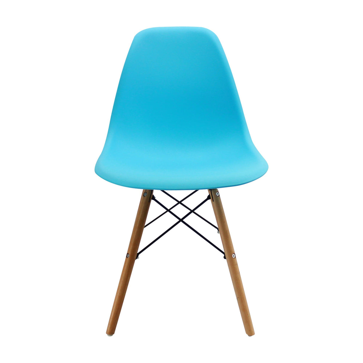 SET X 6 SILLAS DKR TIPO EAMES AZUL BOXBIT