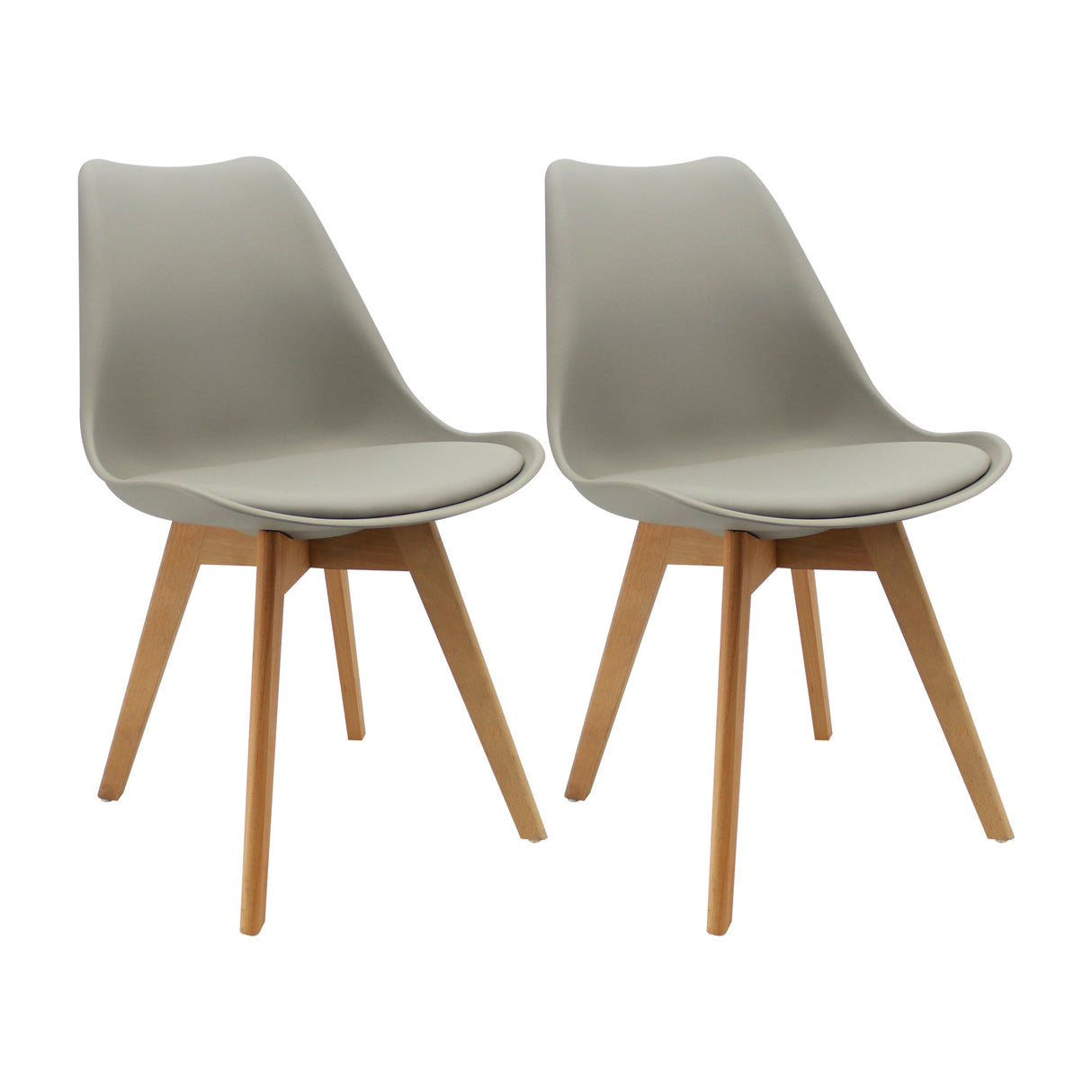 SET X 2 SILLAS JOLY GRIS BOXBIT