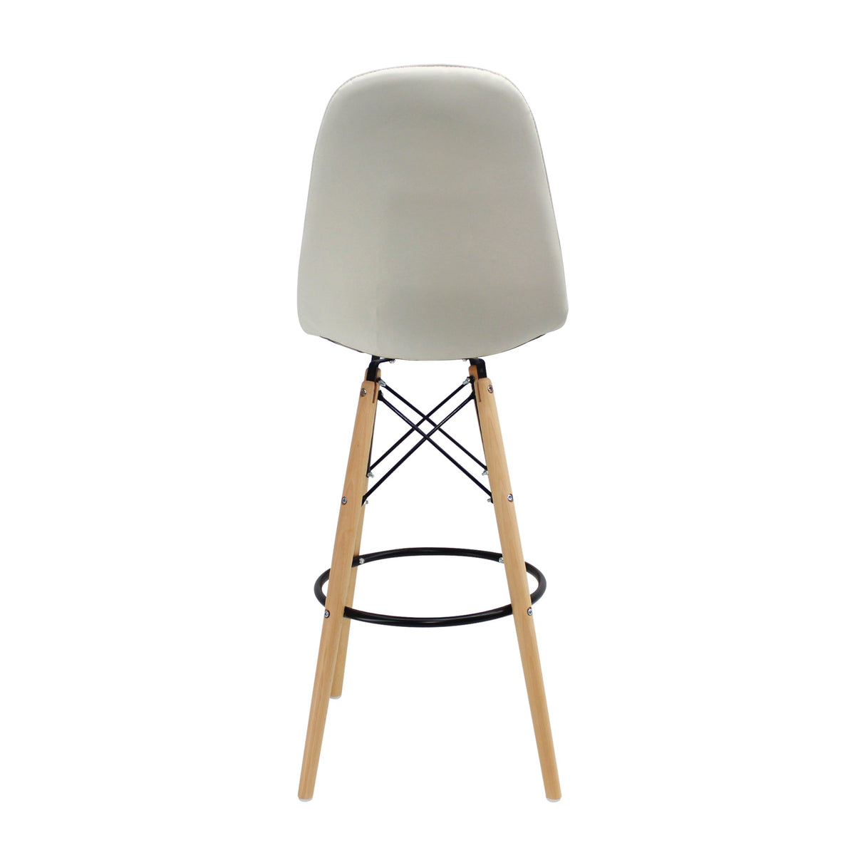 SILLA DKR BOTONES BAR TIPO EAMES BLANCO BOXBIT