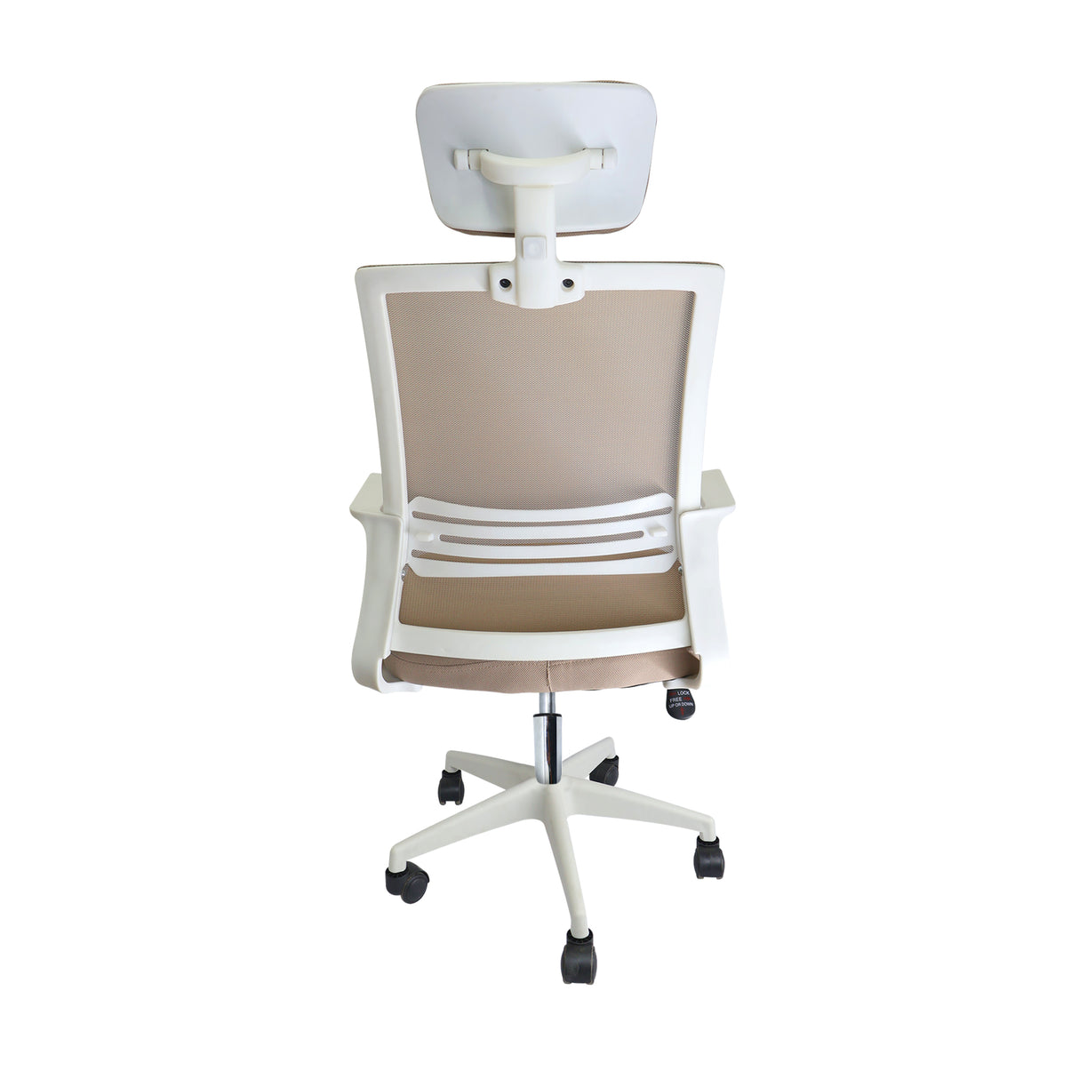 SILLA OFICINA LYON ALTA BEIGE BOXBIT
