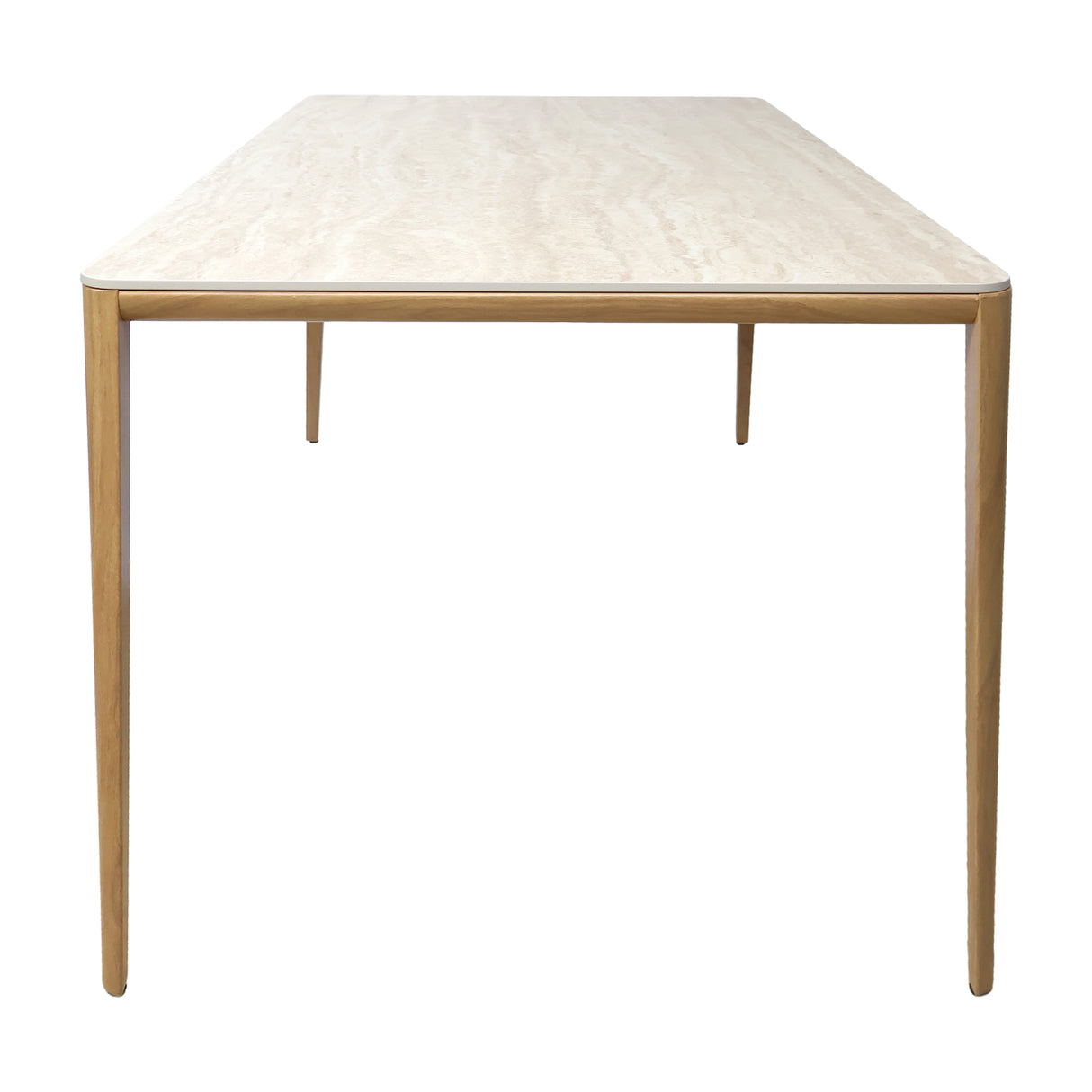 Comedor Lyra con 4 Sillas Orquídea | Mesa de Cerámica y Sillas de Madera de Arce