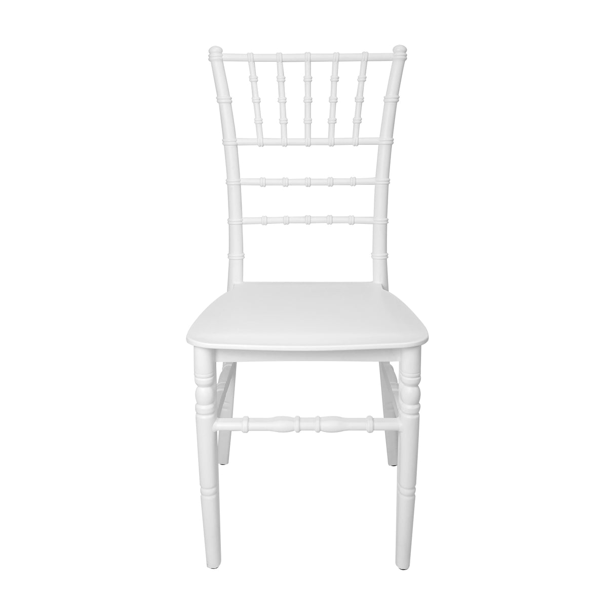 Set de 4 Sillas Exterior Tiffany Sin Brazos - Blanco