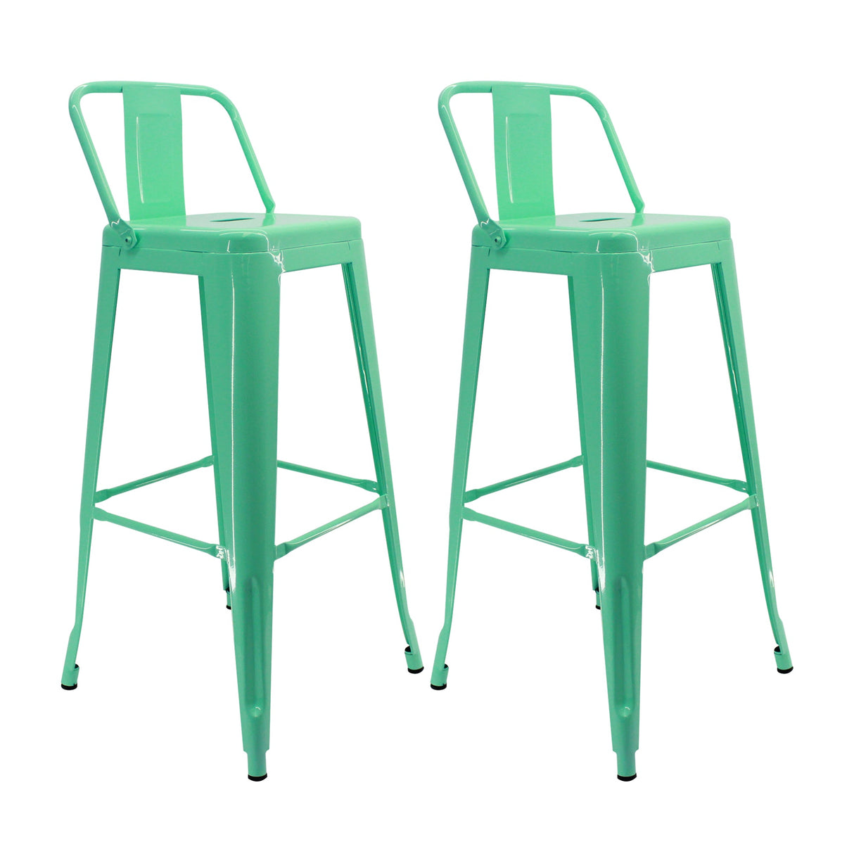 SET X 2 BUTACOS ALTOS TITAN TIPO TOLIX VERDE MENTA BOXBIT