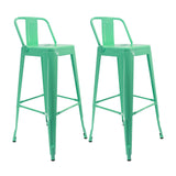 SET X 2 BUTACOS ALTOS TITAN TIPO TOLIX VERDE MENTA BOXBIT