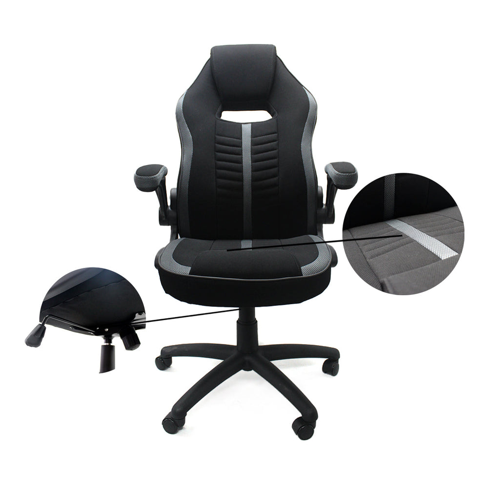 SILLA GAMER TOPGUN GRIS BOXBIT