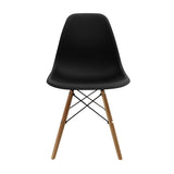 SET X 4 SILLAS DKR TIPO EAMES NEGRAS BOXBIT