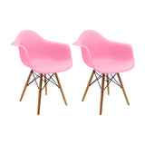 SET X 2 SILLAS DKR CON BRAZOS ROSADA BOXBIT