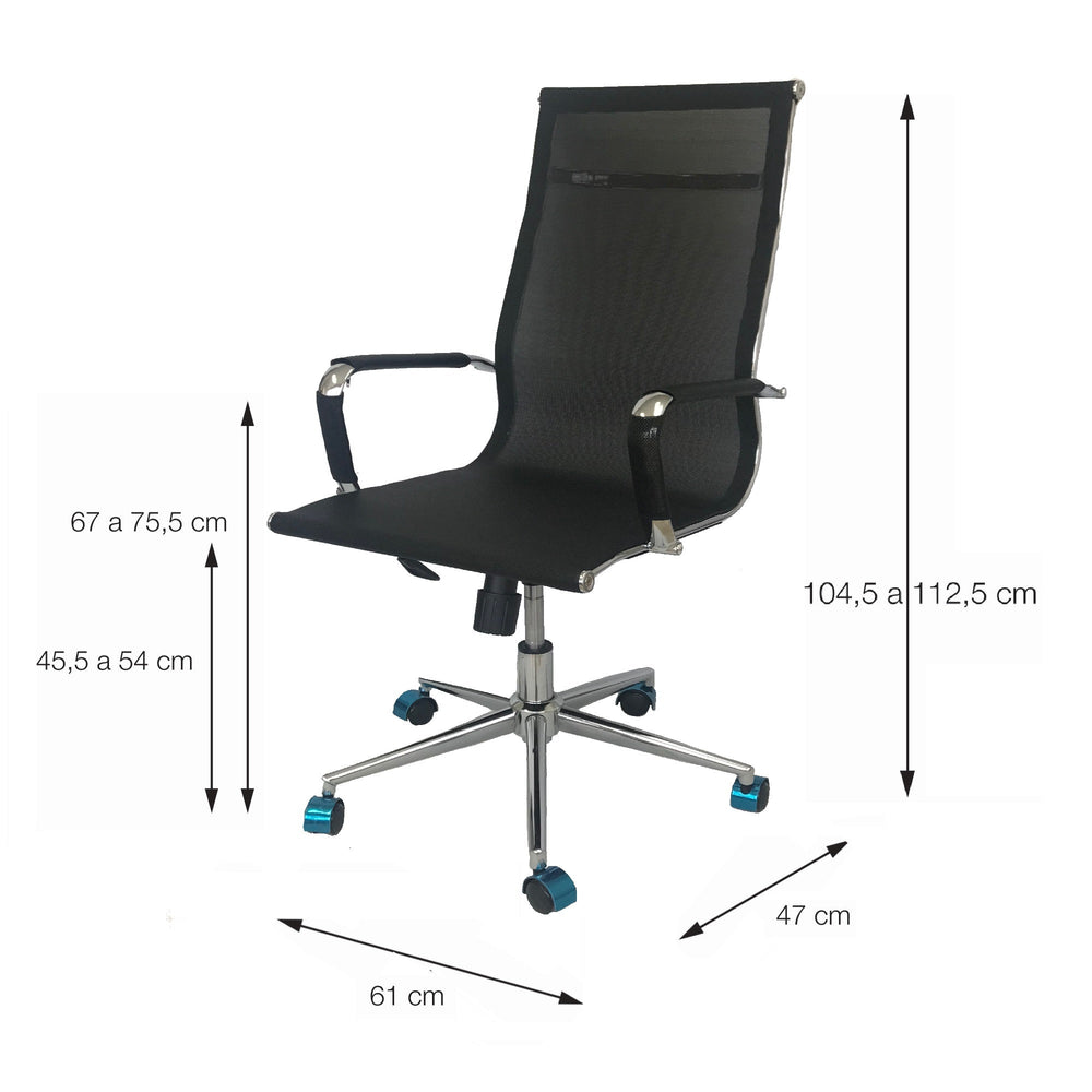 SILLA TELA OFICINA ALTA BOXBIT