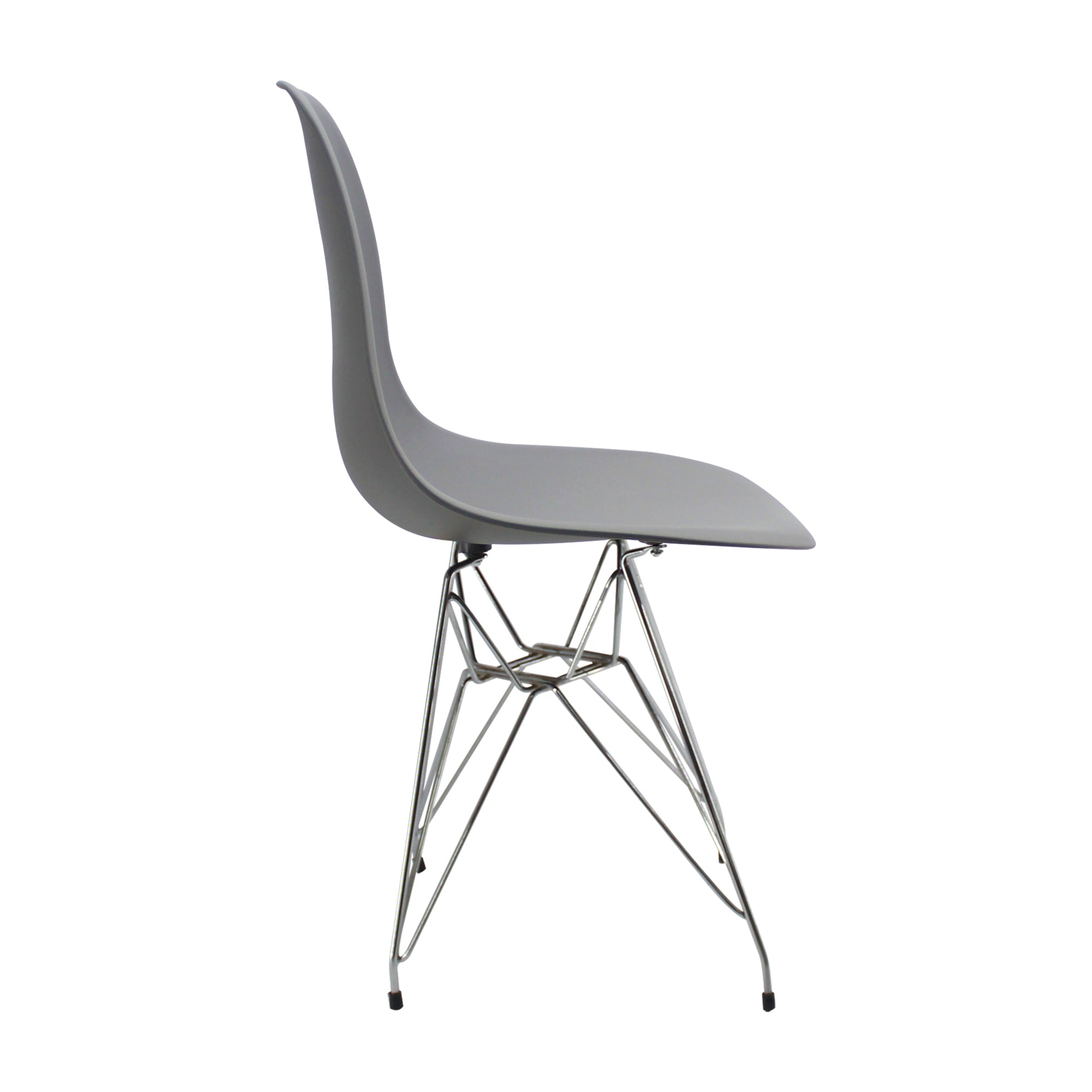 SILLA DKR METAL TIPO EAMES GRIS BOXBIT
