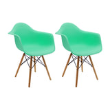 SET X 2 SILLAS DKR CON BRAZOS VERDE MENTA BOXBIT