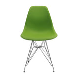 SILLA DKR METAL TIPO EAMES VERDE BOXBIT