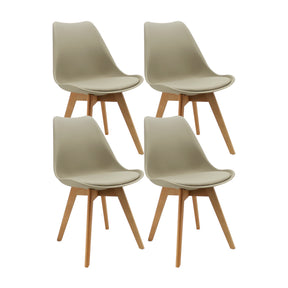 Set x4 Sillas Joly Beige — Boxbit
