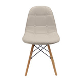 SET X 4 SILLAS DKR BOTONES BEIGE BOXBIT