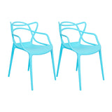 Set x 2 Sillas SOLNA Azul BoxBit