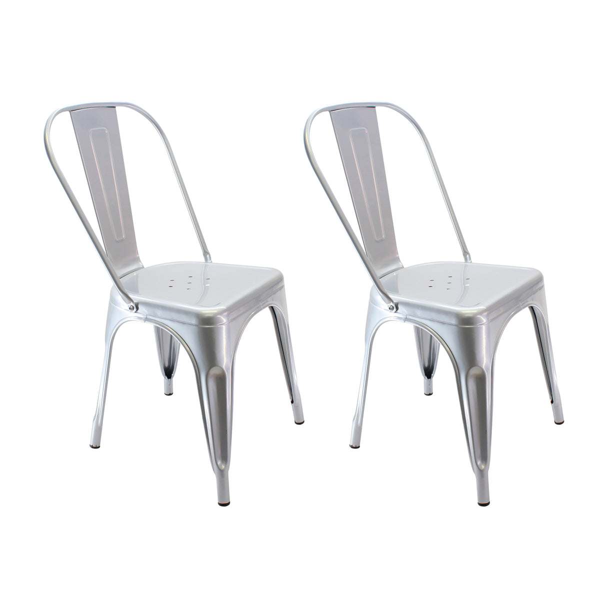 SET X 2 SILLAS TITAN TIPO TOLIX GRIS BOXBIT