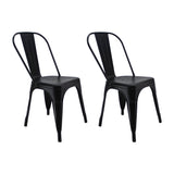 Set x 2 Sillas TITAN Tipo Tolix Negro BoxBit
