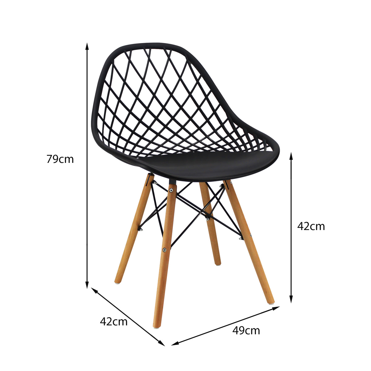 SILLA KAILA NEGRA BOXBIT