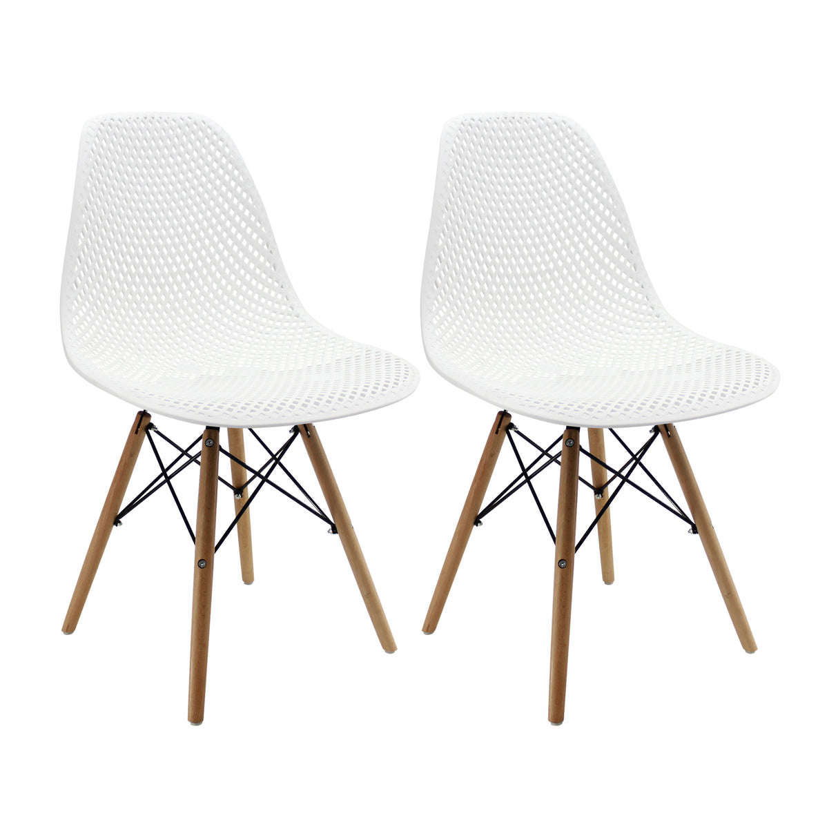 Set x 2 Sillas COLMEIA Blancas BoxBit
