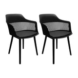 SET X 2 SILLAS MENA NEGRAS BOXBIT