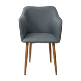 Silla Charla BM con Brazos Gris