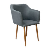 Silla Charla BM con Brazos Gris