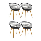 Set x 4 Sillas LOA Negras BoxBit