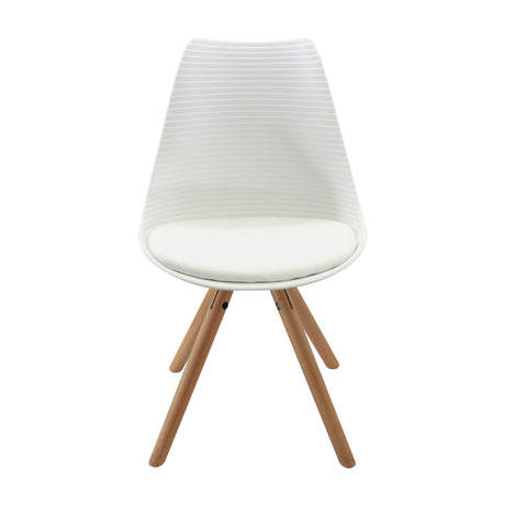 SET X 4 SILLAS ATLAS BLANCA BOXBIT