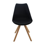 SET X 4 SILLAS ATLAS NEGRO BOXBIT