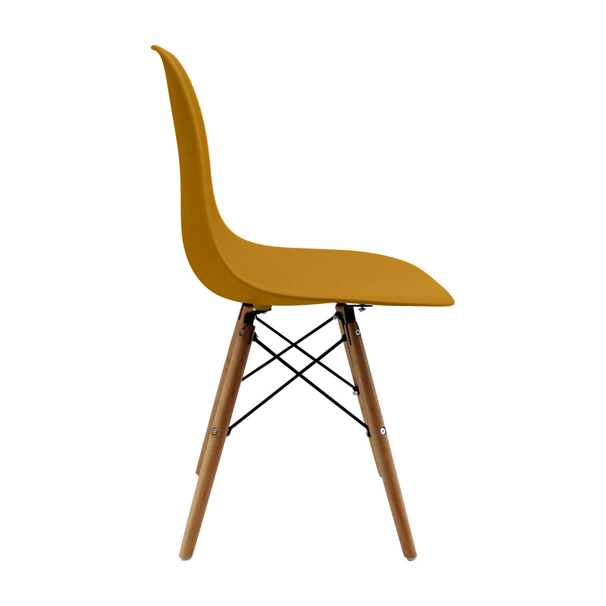 SET X 4 SILLAS DKR TIPO EAMES AZAFRÁN BOXBIT