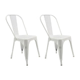 SET X 2 SILLAS TITAN TIPO TOLIX BLANCAS BOXBIT