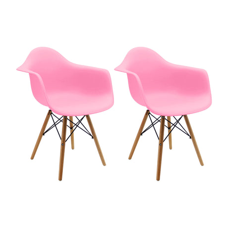 SET X 2 SILLAS DKR CON BRAZOS ROSADA BOXBIT