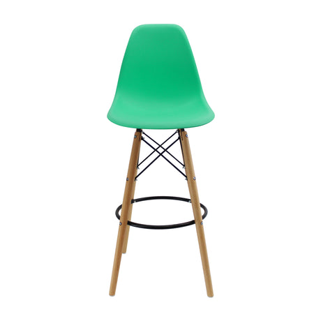 SET X 2 BUTACOS DKR BAR TIPO EAMES VERDE MENTA BOXBIT