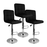SET X 3 SILLAS CONFORT BAR NEGRAS BOXBIT
