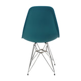 SILLA DKR METAL TIPO EAMES AZUL PETRÓLEO BOXBIT