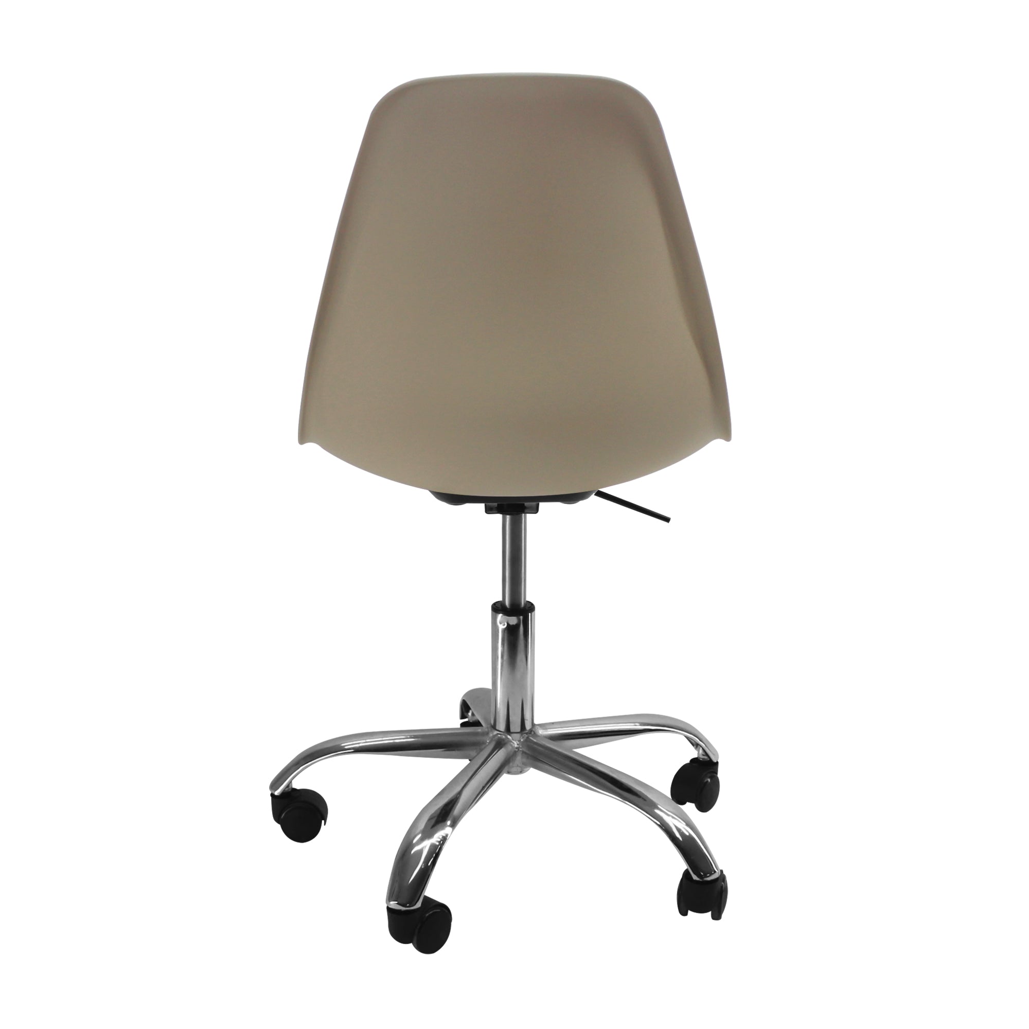 SILLA DKR CON RUEDAS TIPO EAMES BEIGE BOXBIT