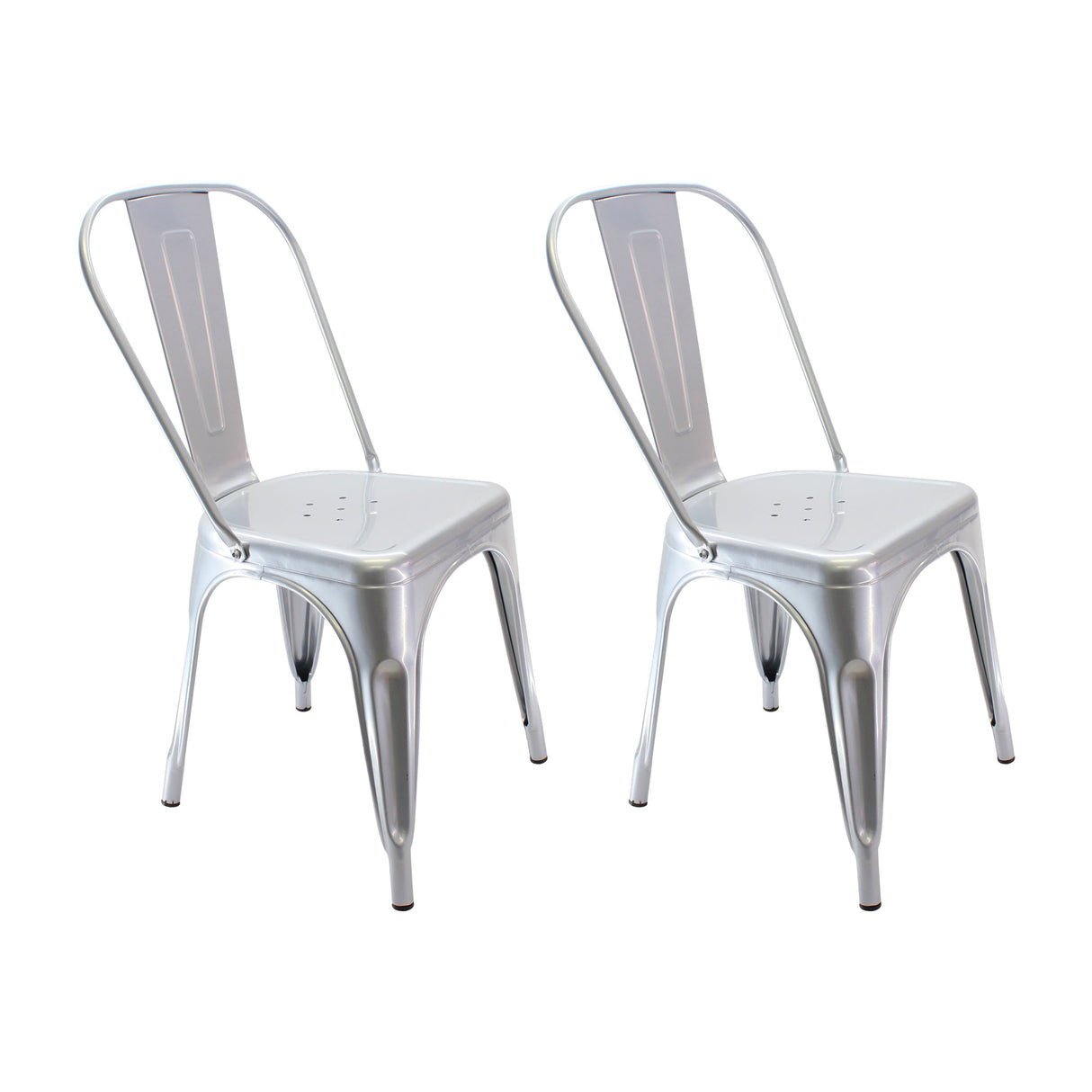 SET X 2 SILLAS TITAN TIPO TOLIX GRIS BOXBIT