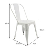 SILLA TITAN TIPO TOLIX BLANCA BOXBIT