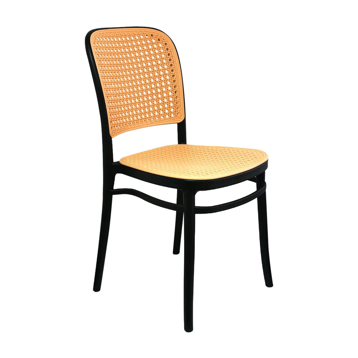 Comedor Nova con 4 Sillas Amis | Mesa Extensible y Sillas Tipo Ratán