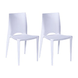 SET X 2 SILLAS ZOE BLANCAS BOXBIT