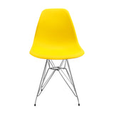 SILLA DKR METAL TIPO EAMES AMARILLA BOXBIT